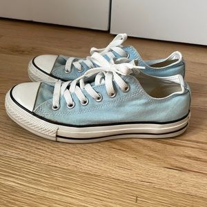 Light baby blue chucks